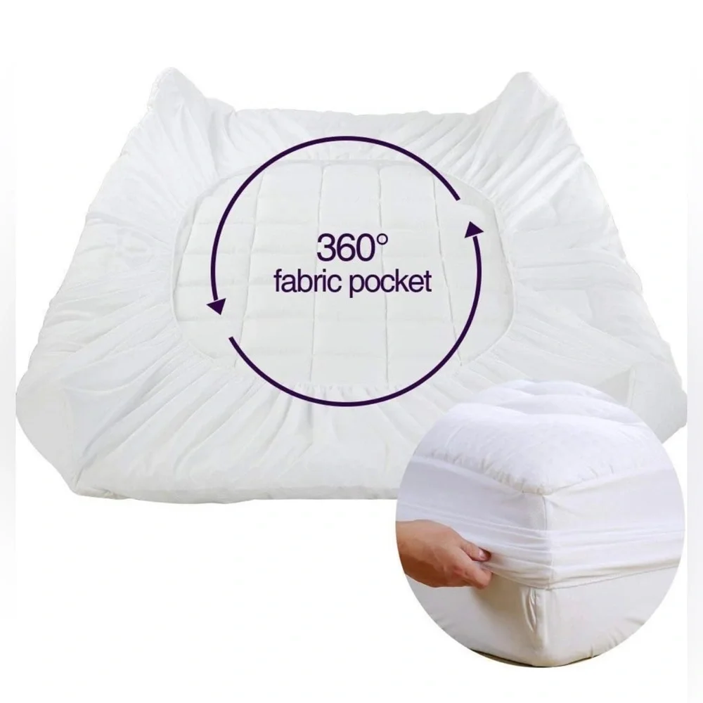 Easeland Mattress Pad - Queen Deep Pocket